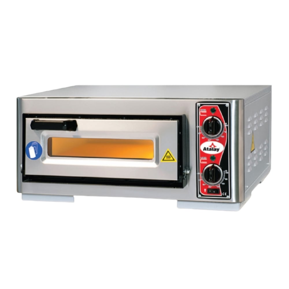 Atalay APF-40/1 Elektrikli Pizza Fırını | 40x40 Tek Katlı