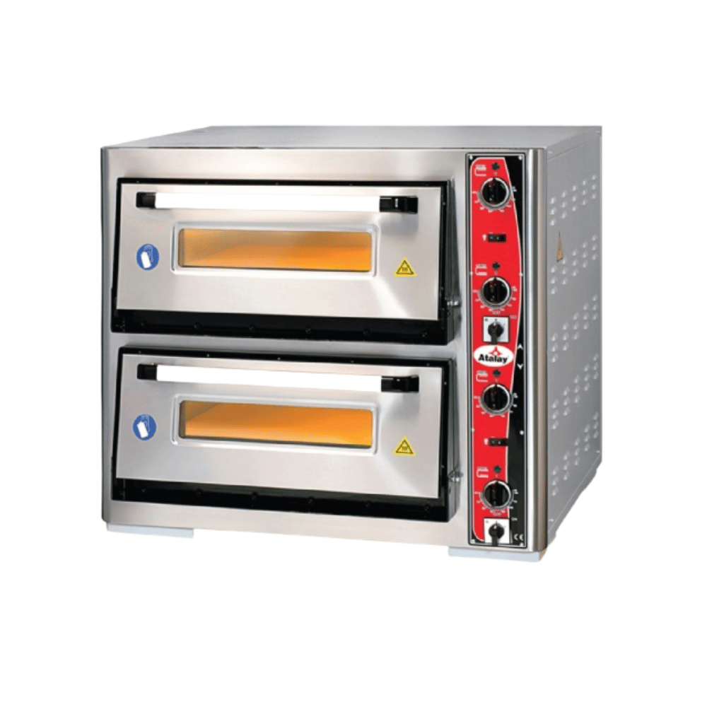 Atalay APF-62/2 Elektrikli Pizza Fırını – 62 x 62 Çift Katlı