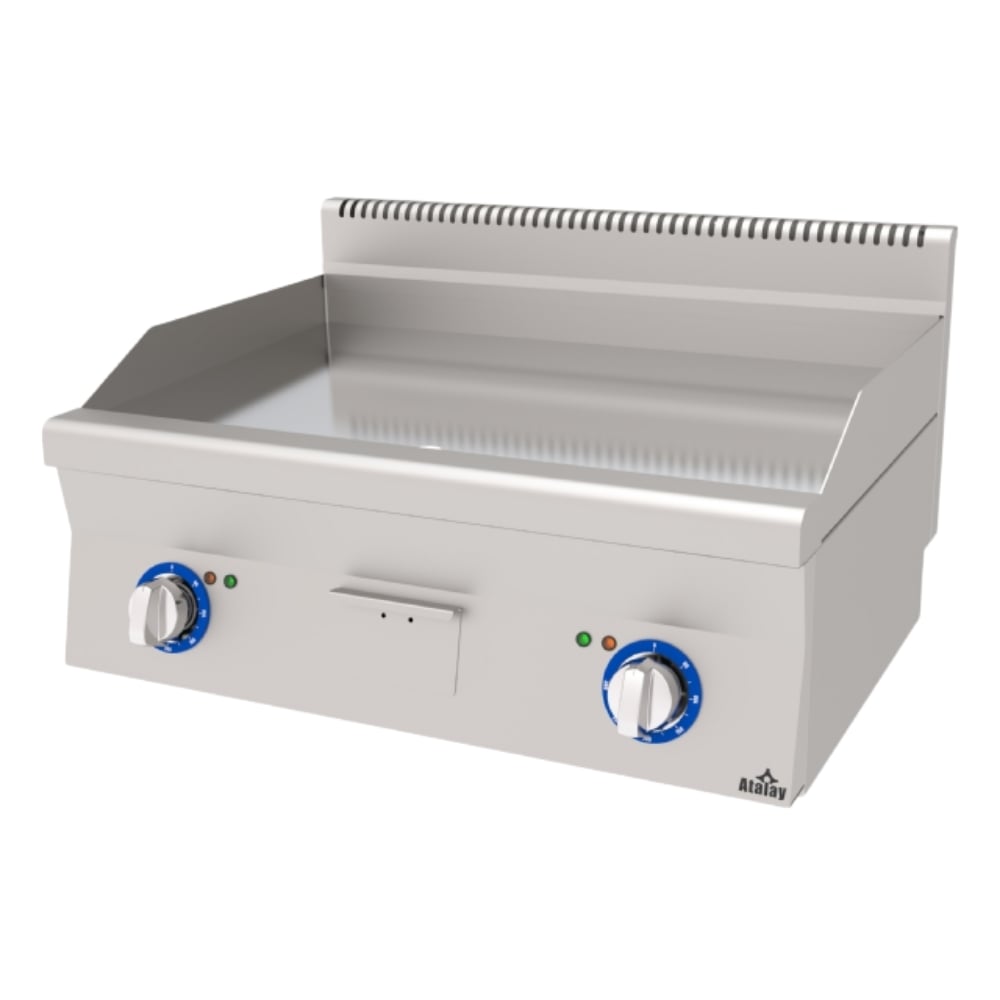 Atalay E AEI-860 CR – Elektrikli Düz Izgara, Krom Yüzey