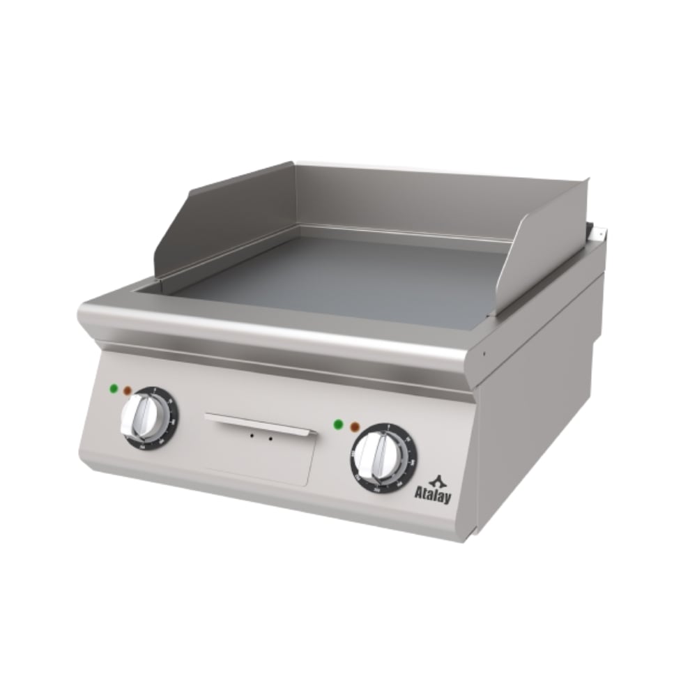 Atalay Seri 700 AEI-670 Elektrikli Izgara (Düz Plate) | 15 mm ST52 | 50–300°C | 380–415 V | 4,8 kW | 600x700x300