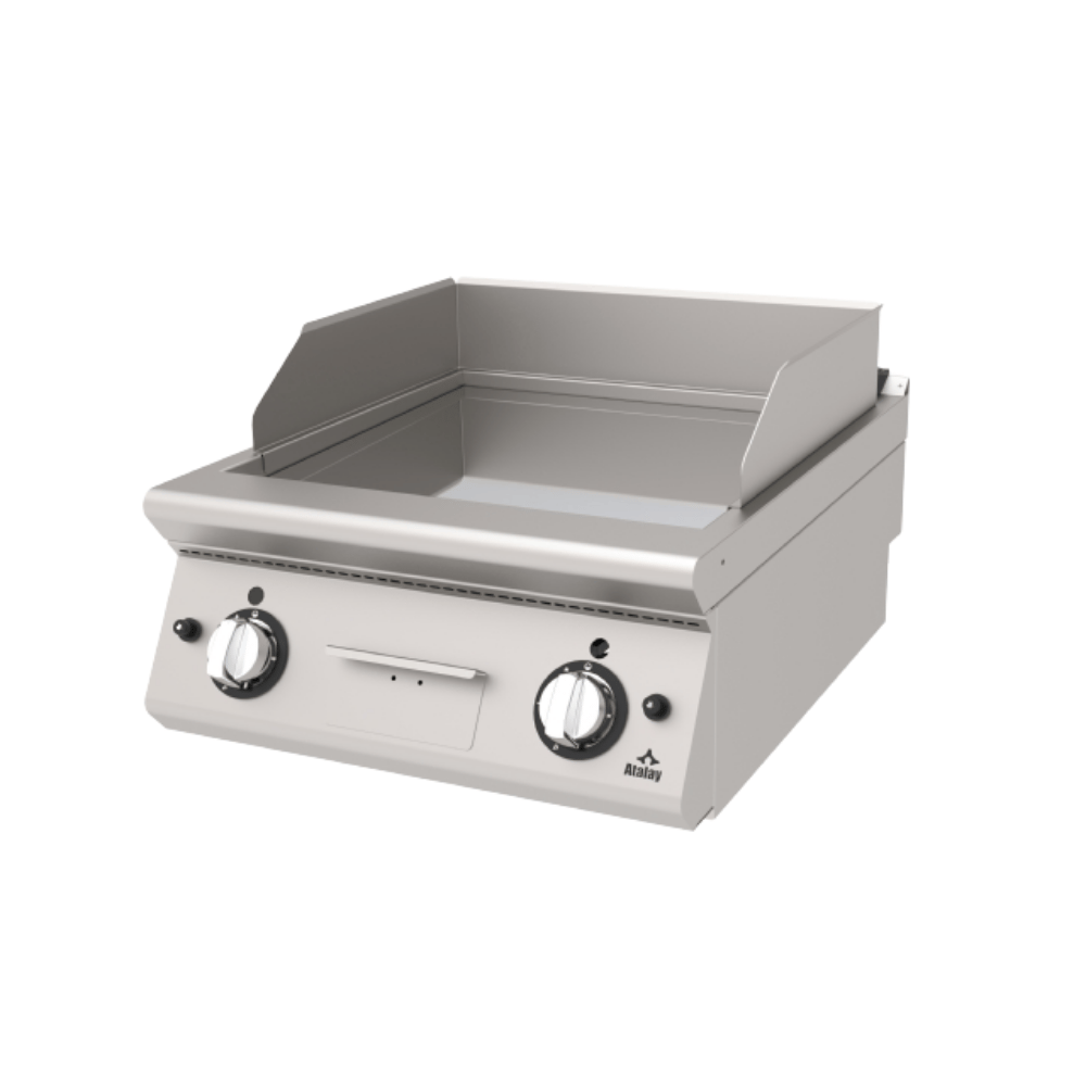 Atalay Seri 700 AGI-670 Gazlı Izgara (Düz Plate) | 15 mm ST52 | LPG/NG | 600x700x300
