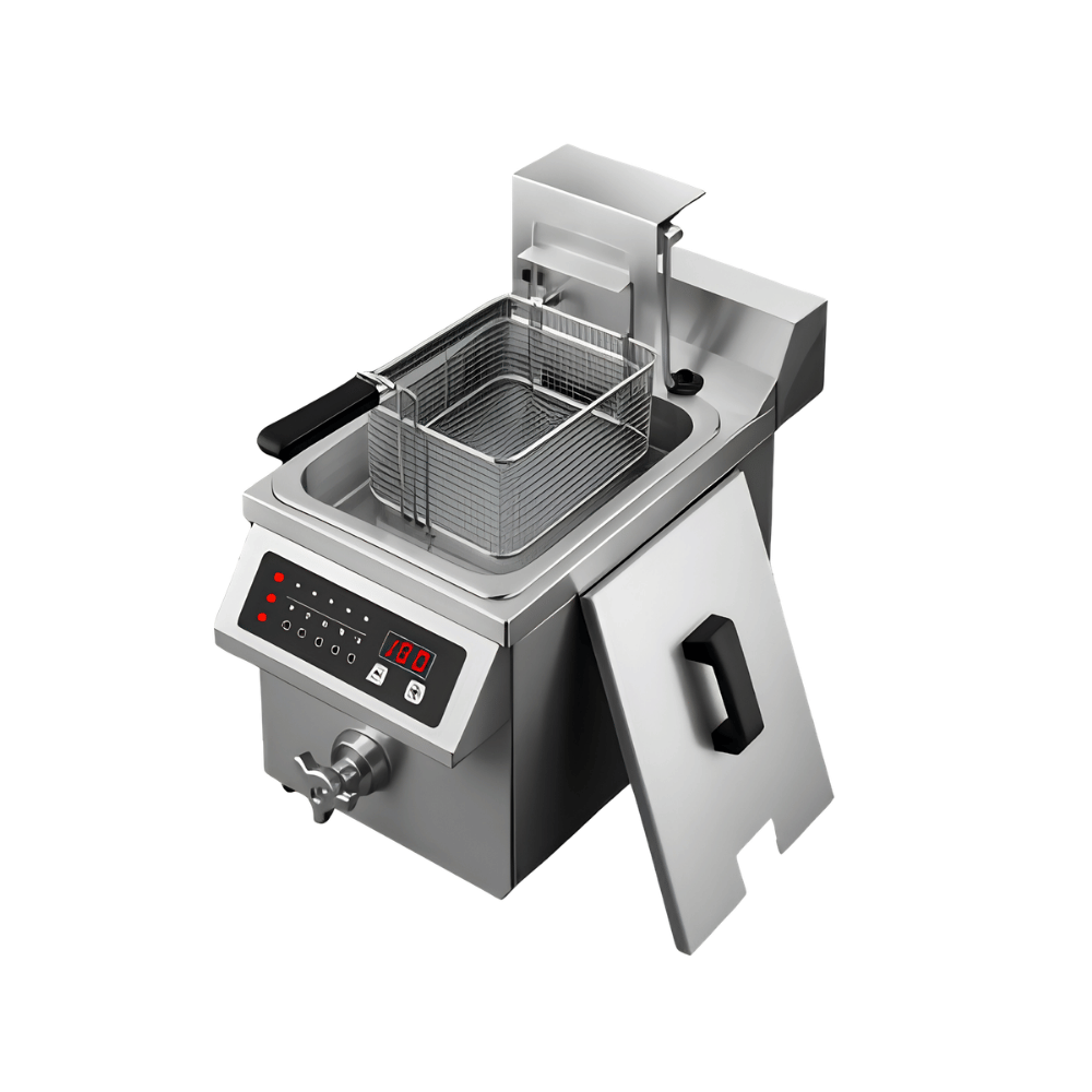 By Kitchen DIF-35A 8 Litre Asansörlü İndüksiyonlu Fritöz