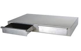 CNDD-02 Coffee Knock Drawer Double Inox | Çift Bölmeli Paslanmaz Çelik Kahve Posa Çekmecesi