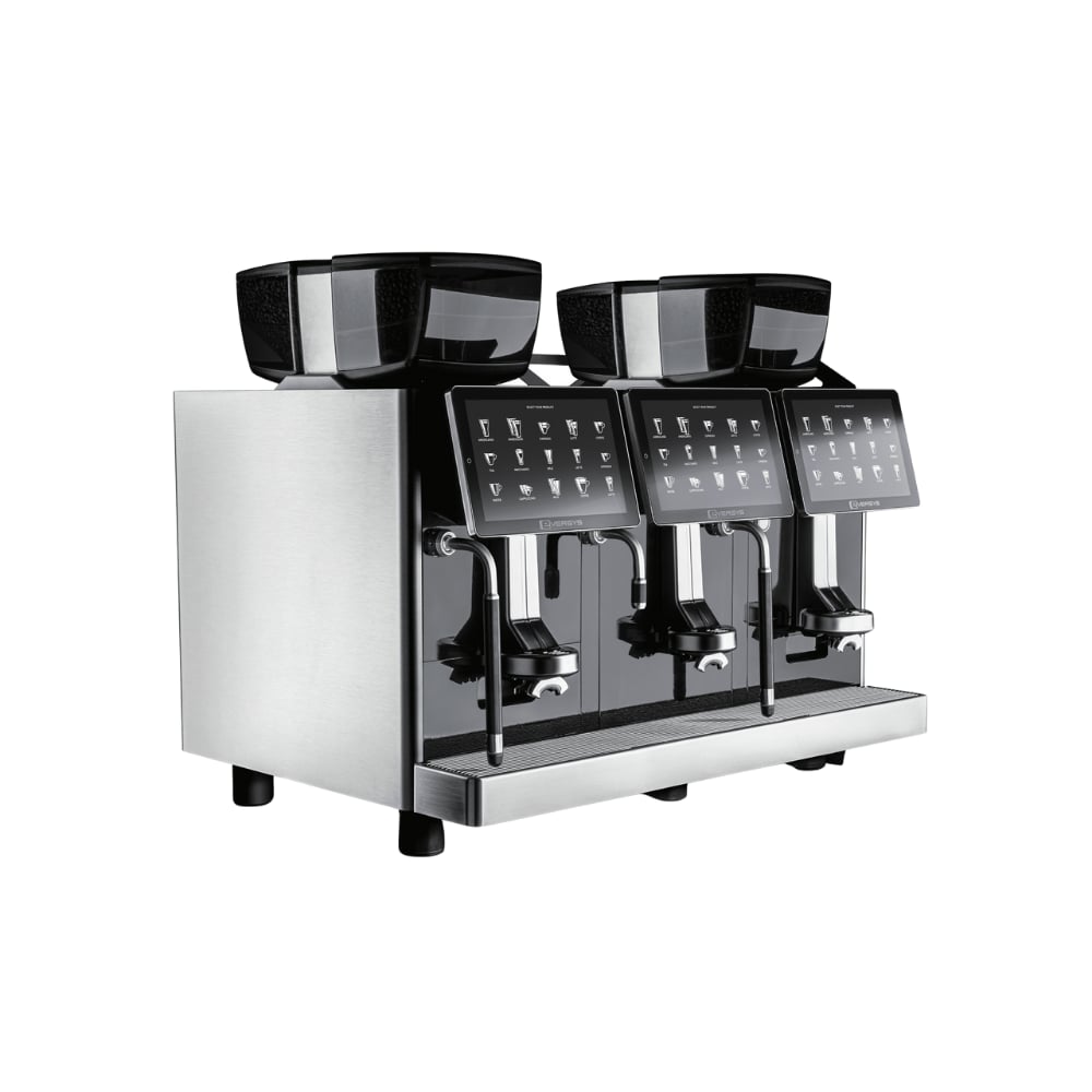 Eversys Enigma Classic E6'MS – 3 Gruplu Süper Otomatik Espresso Makinesi (Otomatik Süt Sistemi + Buhar Çubuğu + Sıcak Su Musluğu)