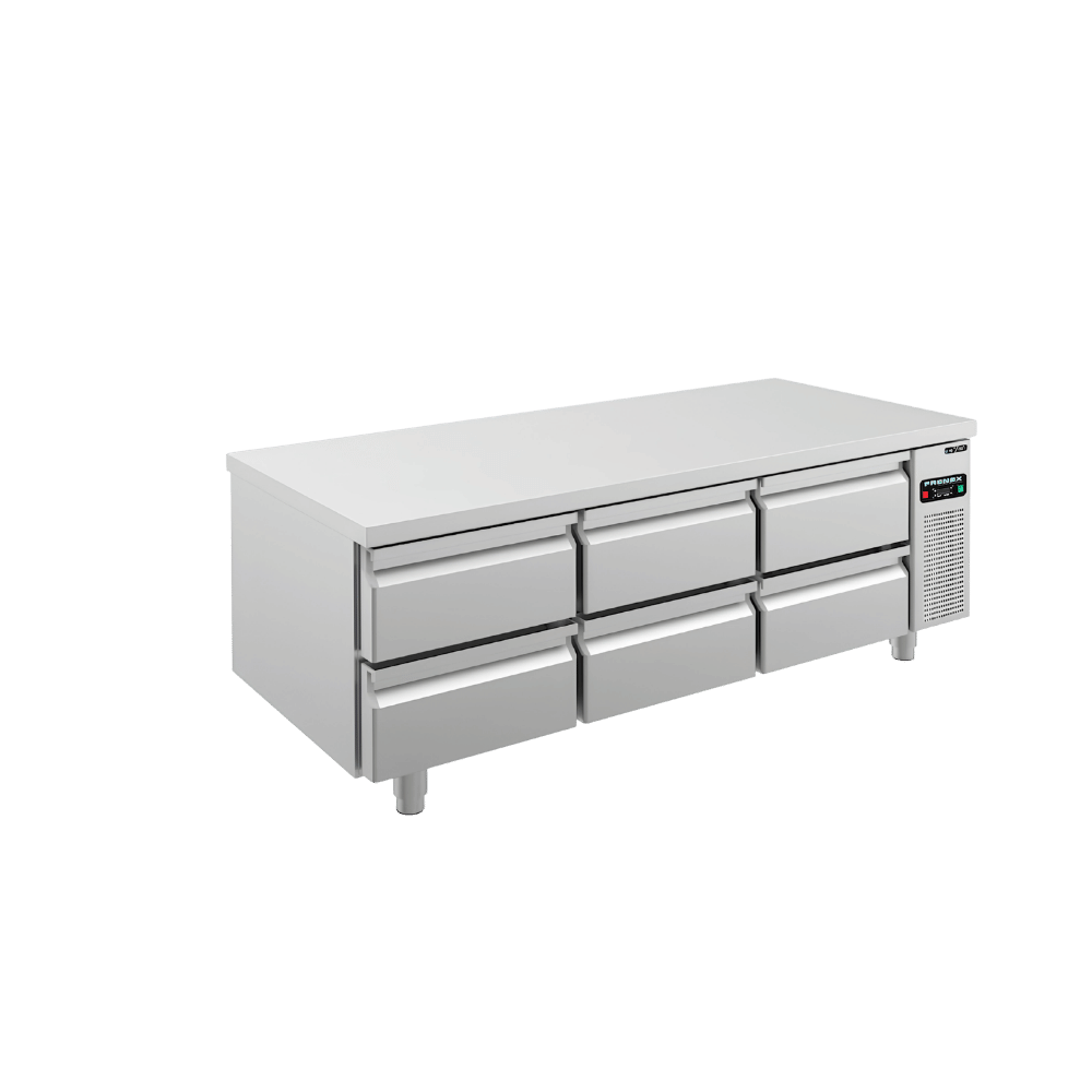 Frenox UGN3-6D-200-R290 6x1/2 Çekmeceli Cihaz Altı Buzdolabı