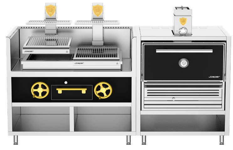 Josper CVJ-50-2-1-PRO-S fırın ve izgara kombinasyonu