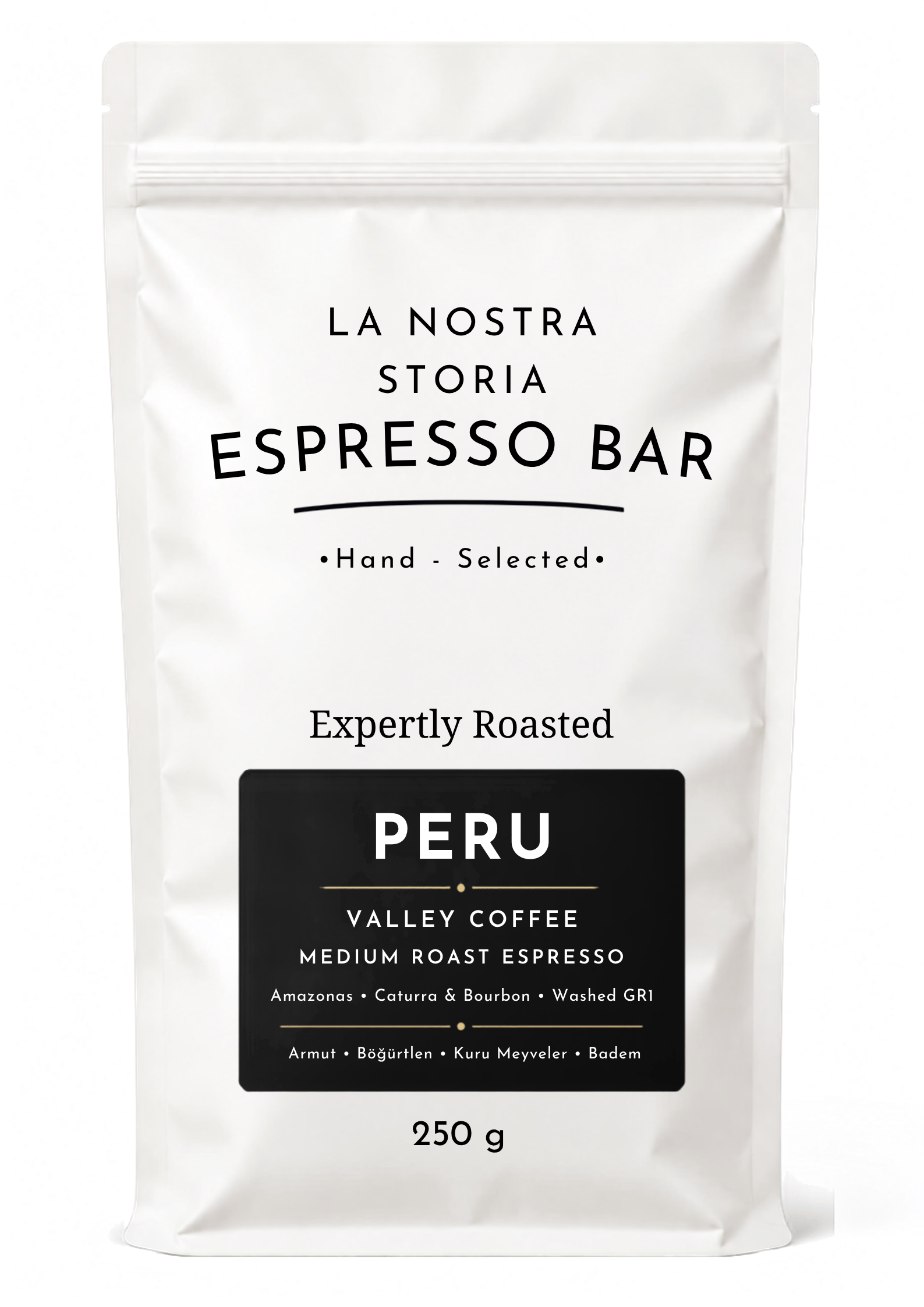 La Nostra Storia Coffee Peru Valley Coffee Medium Roast Espresso 250 g
