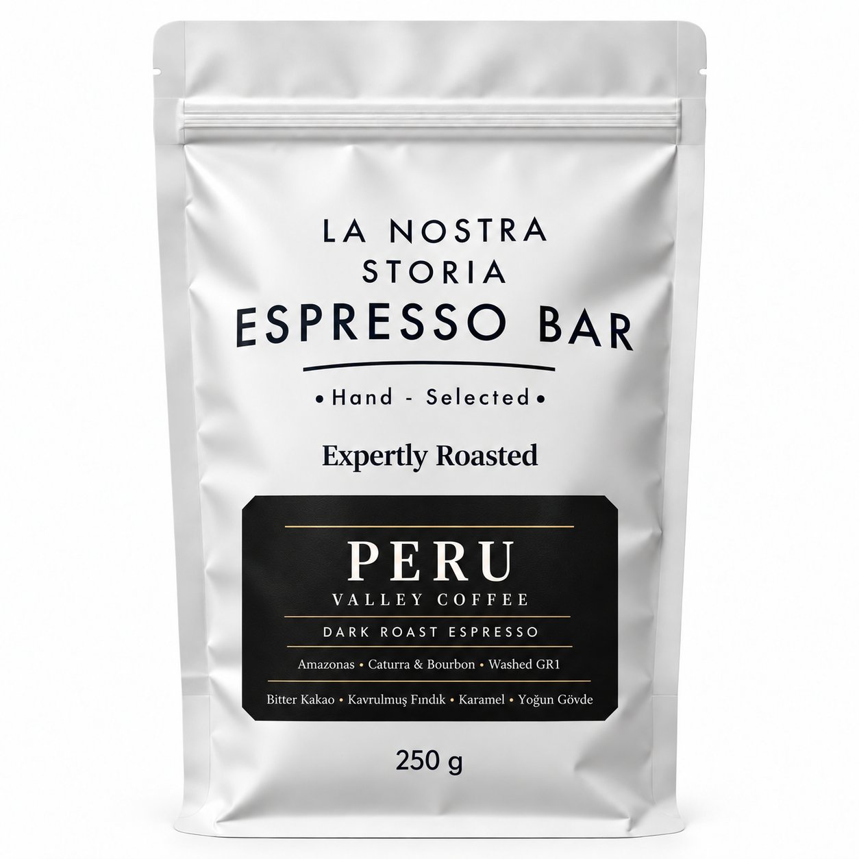 La Nostra Storia Coffee Peru Valley Coffee Dark Roast Espresso 250 g