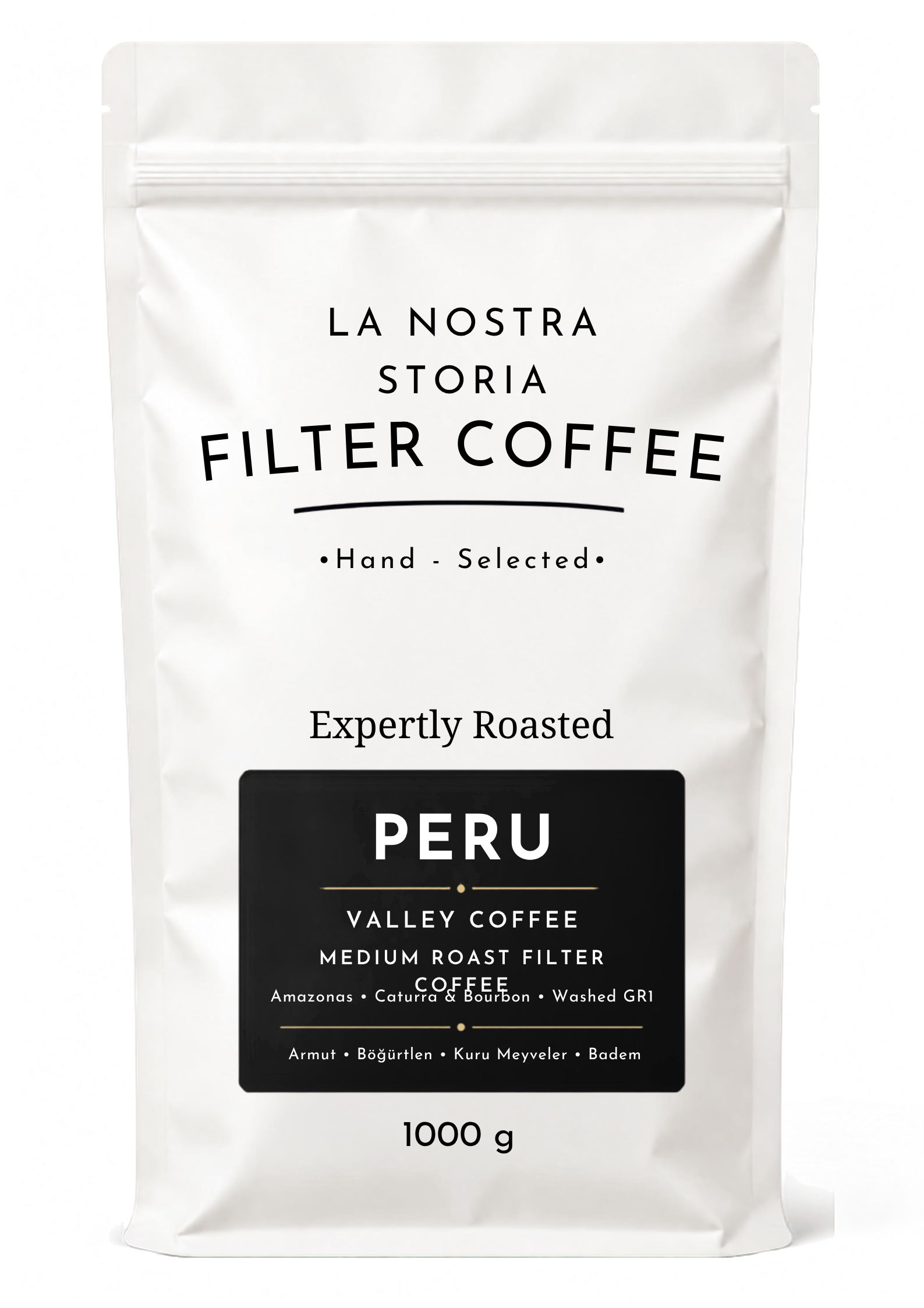 La Nostra Storia Coffee Peru Valley Coffee Medium Roast Filtre Kahve 1 kg