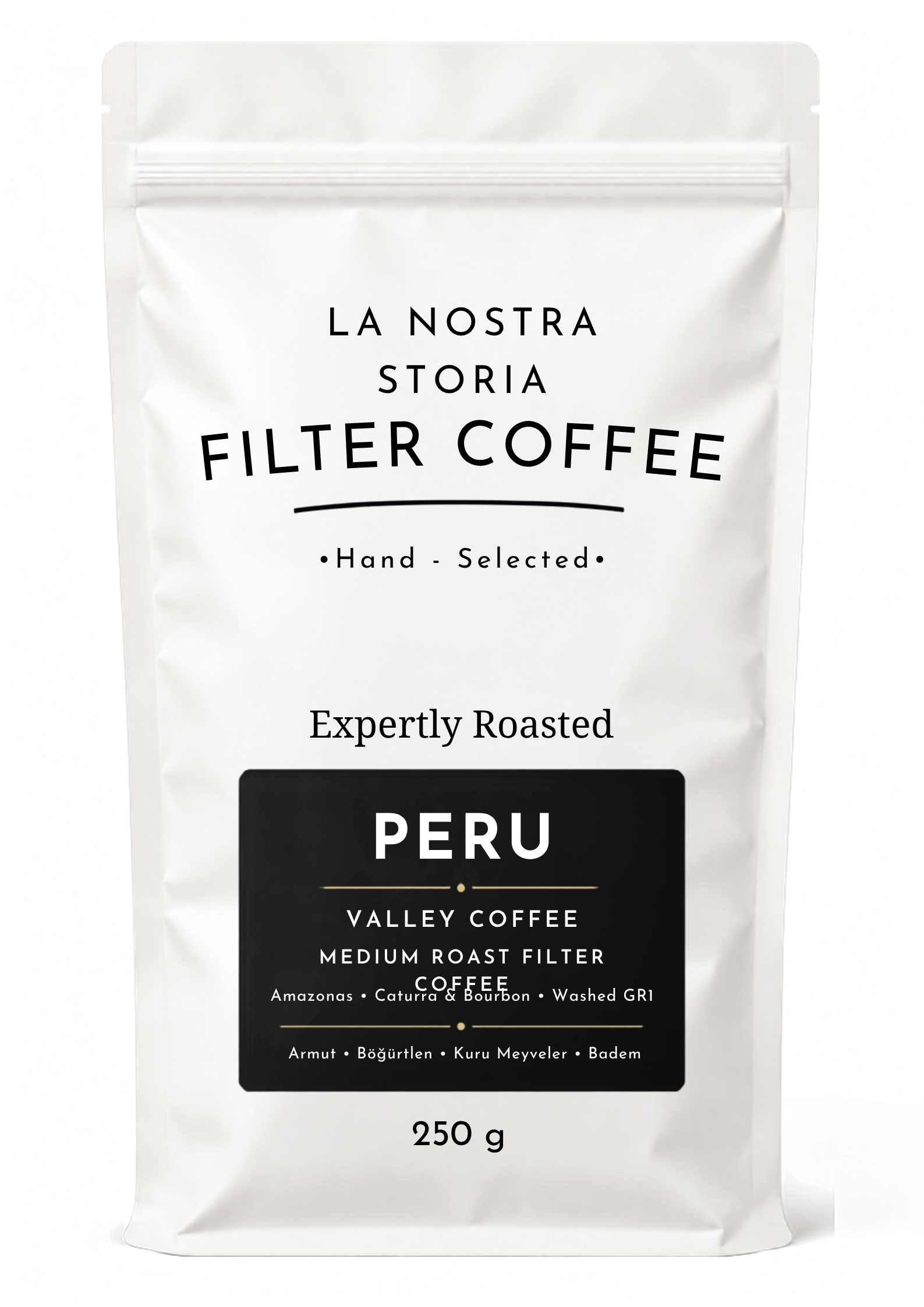 La Nostra Storia Coffee Peru Valley Coffee Medium Roast Filtre Kahve 250 g