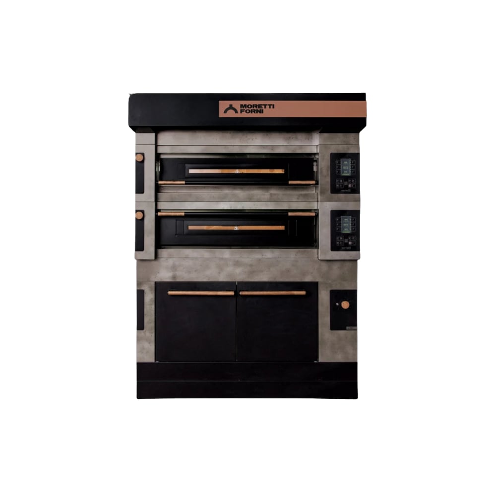 Moretti Forni S140EI-221600-P – Icon Serisi | 1x22 cm + 1x16 cm Taş Tabanlı Katlı Fırın (Buharlı, Mayalandırmalı)Moretti Forni S140EI-221600-P – Icon Serisi | 1x22 cm + 1x16 cm Taş Tabanlı Katlı Fırın (Buharlı, Mayalandırmalı)
