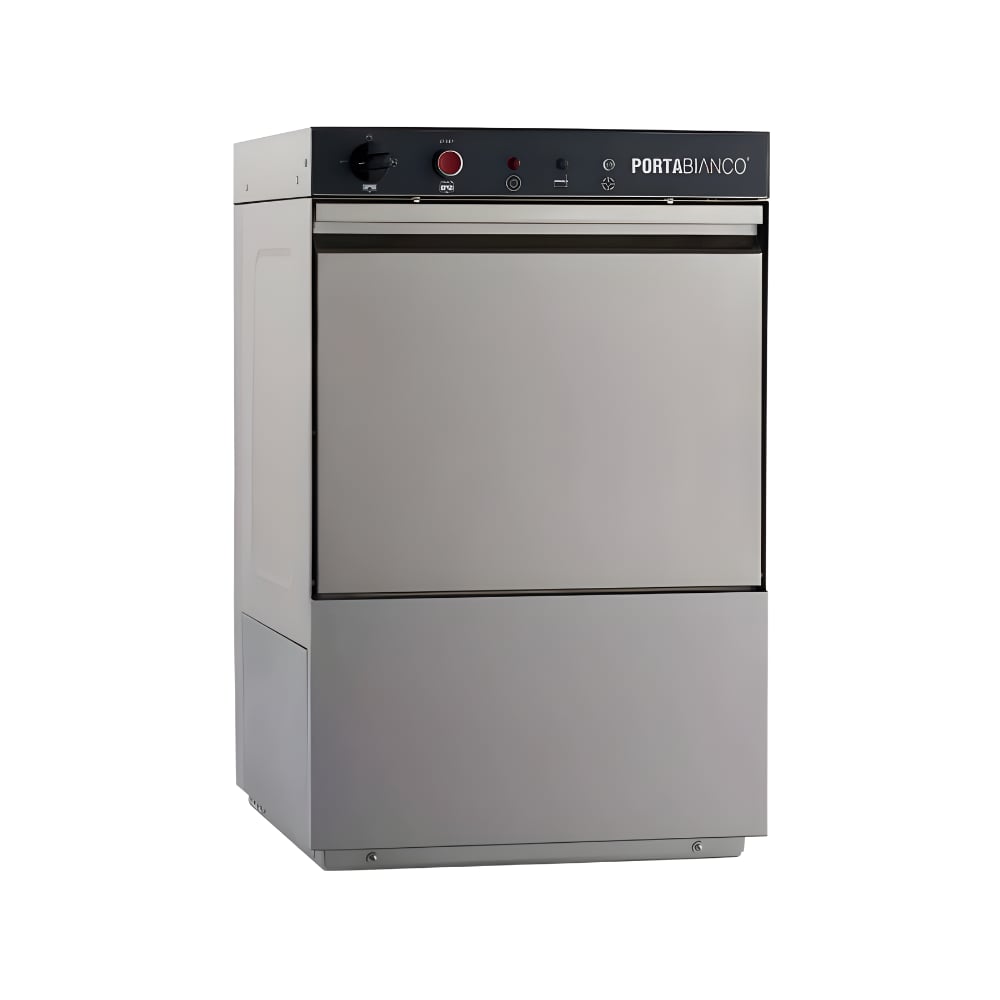 Portabianco PDW 400 M Bardak Yıkama Makinesi (Glasswasher) – 400 Tabak/Saat, 3 Program, 400×400 Sepet