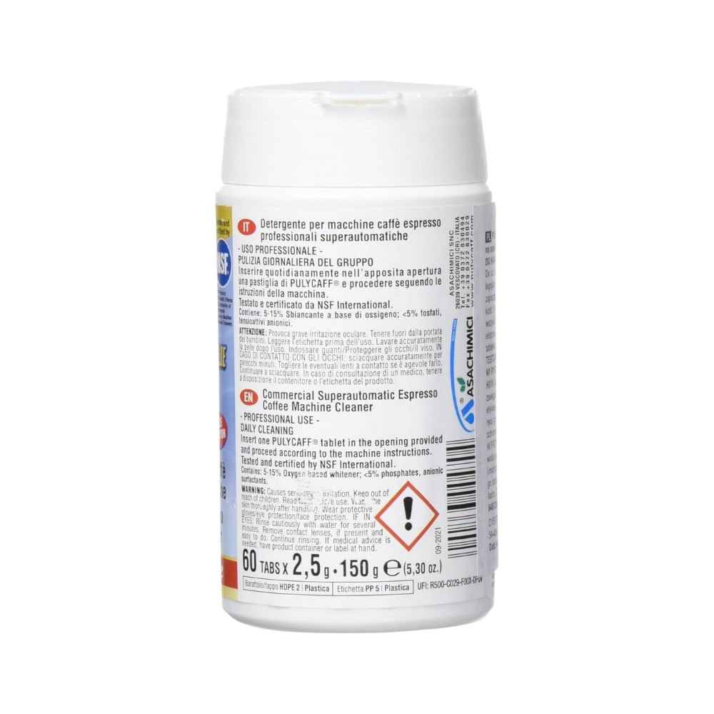 Puly Caff Plus NSF 2,5 gr kahve makinesi temizleme