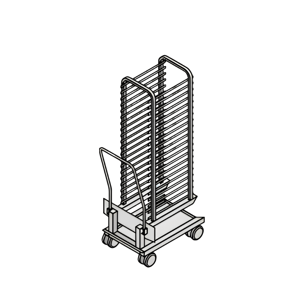 RATIONAL GN201 Mobil Tepsi Arabası