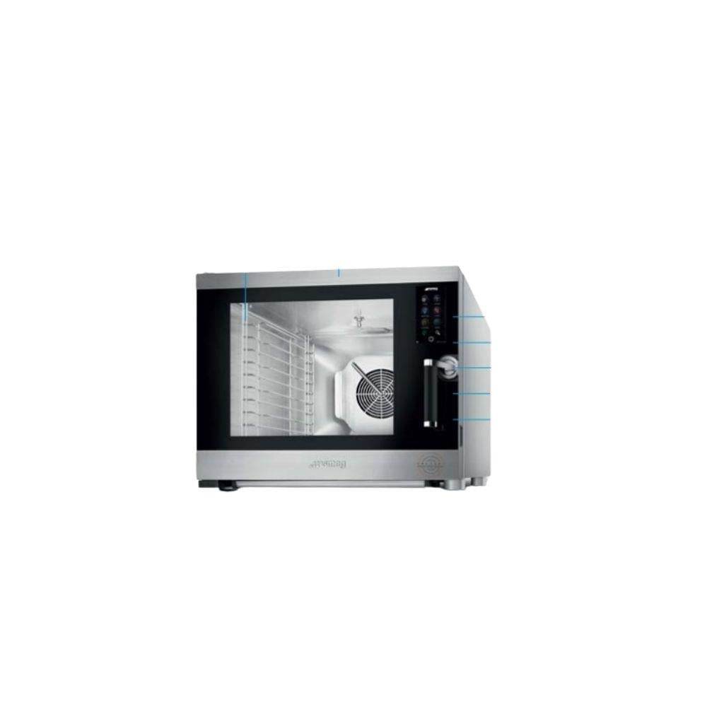 Smeg Galileo PO6BLE5 – Profesyonel Kombi Fırın (6 GN1/1 Tepsi Kapasiteli)