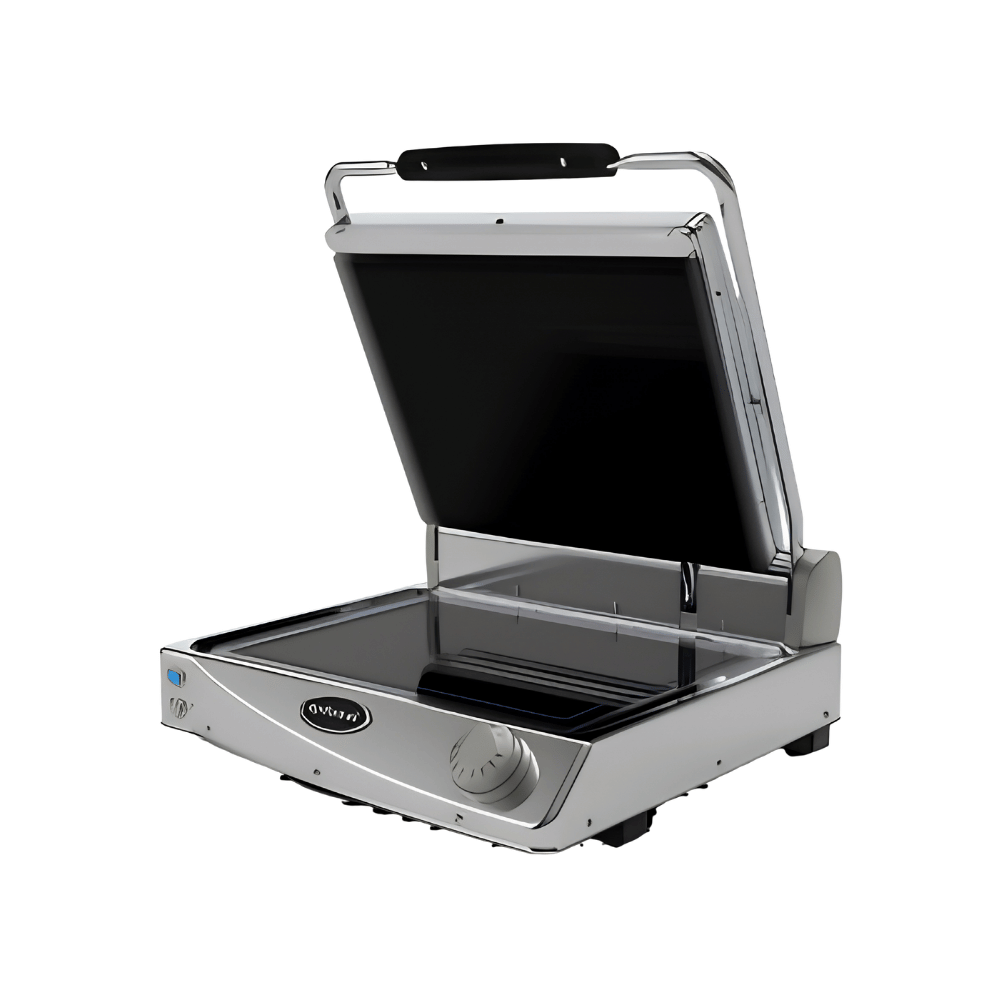 Spidocook Spidoglass SP 015 Manuel Siyah Düz Cam Seramik Kontakt Grill