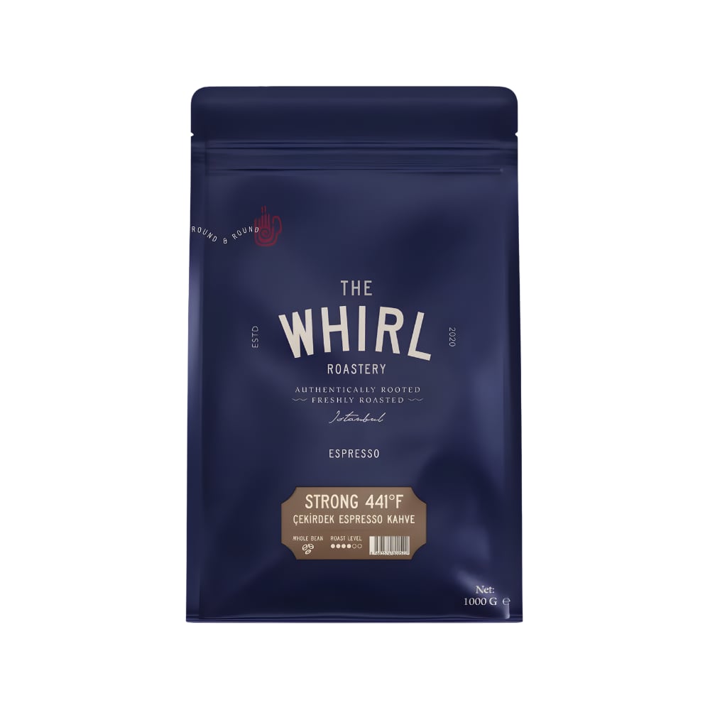 The Whirl Espresso Strong 441°F Çekirdek Kahve 1 Kg Toptan Kahve