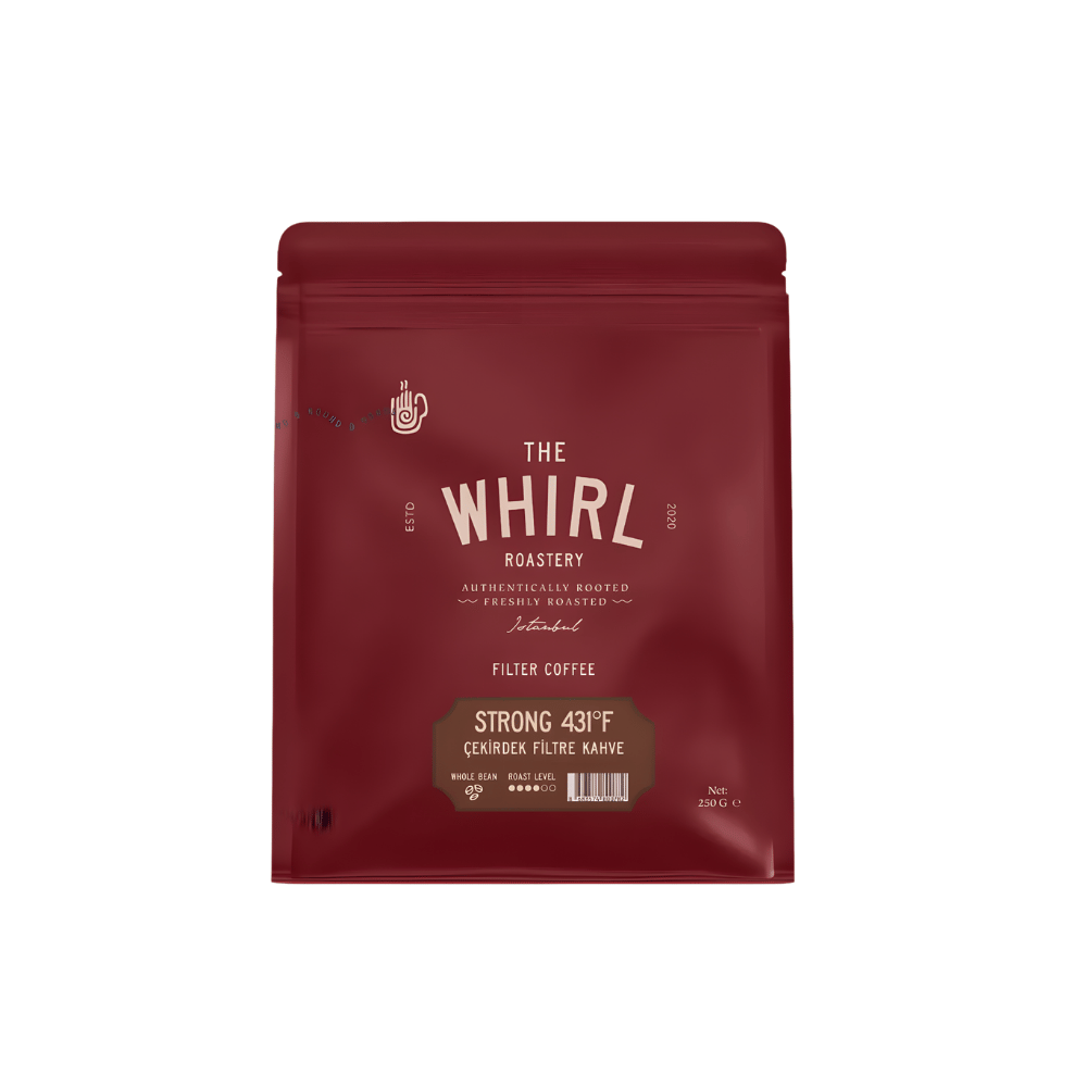 The Whirl Filtre Strong 431°F Çekirdek Kahve 250 g Toptan Kahve