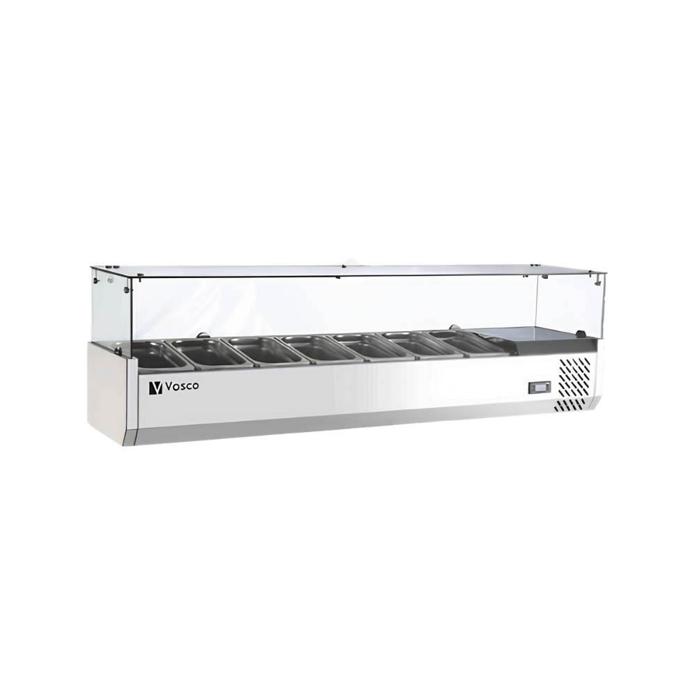 Vosco VFT-1500L2 6 Çekmeceli Yatay Salata Vitrin Dolabı
