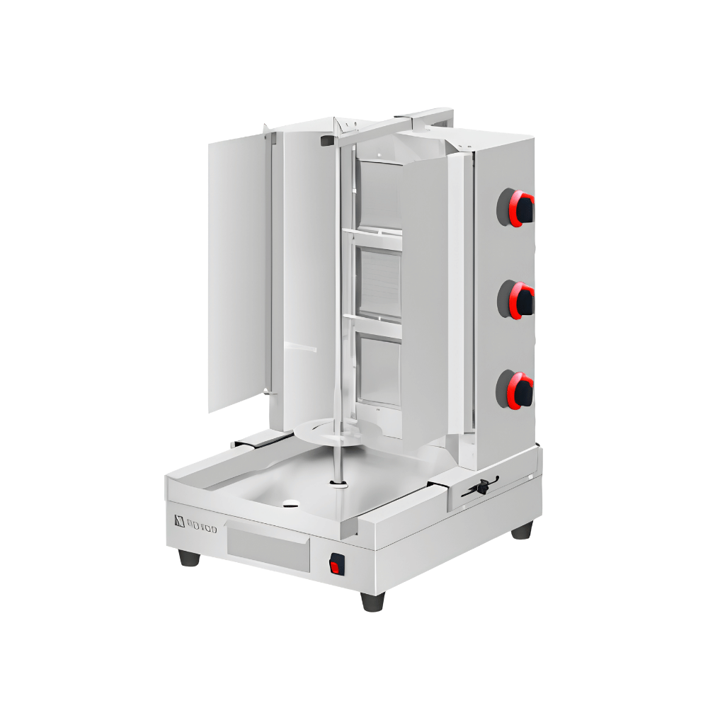 Vosco VKM-G3R / NG3R Alttan Motorlu 3 Radyanlı Döner Ocağı
