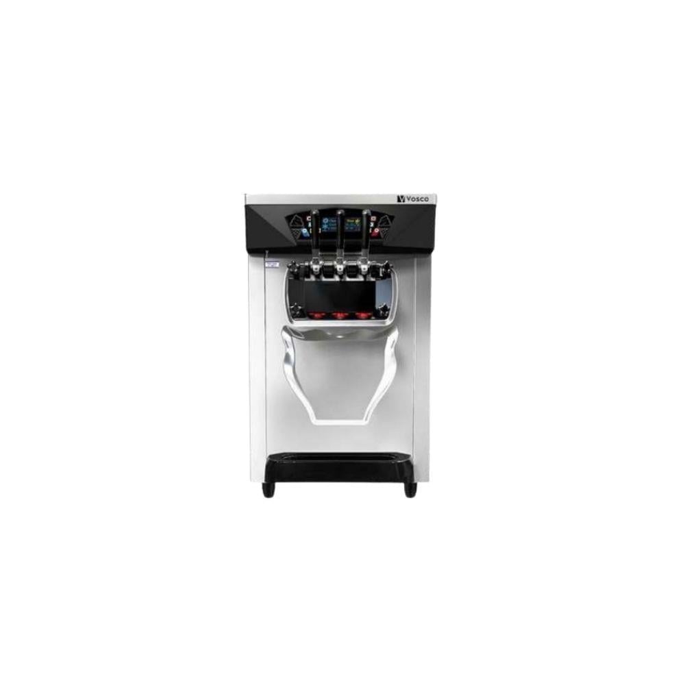Vosco VSC-28T – Üç Kollu Profesyonel Soft Dondurma Makinesi (Set Üstü / Kompresörlü)