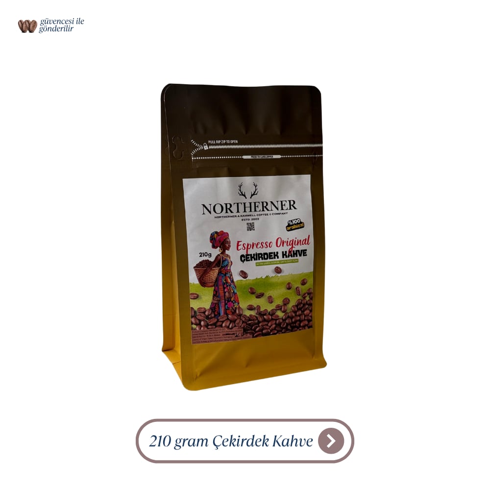 Northerner Espresso Original Çekirdek Kahve 210g