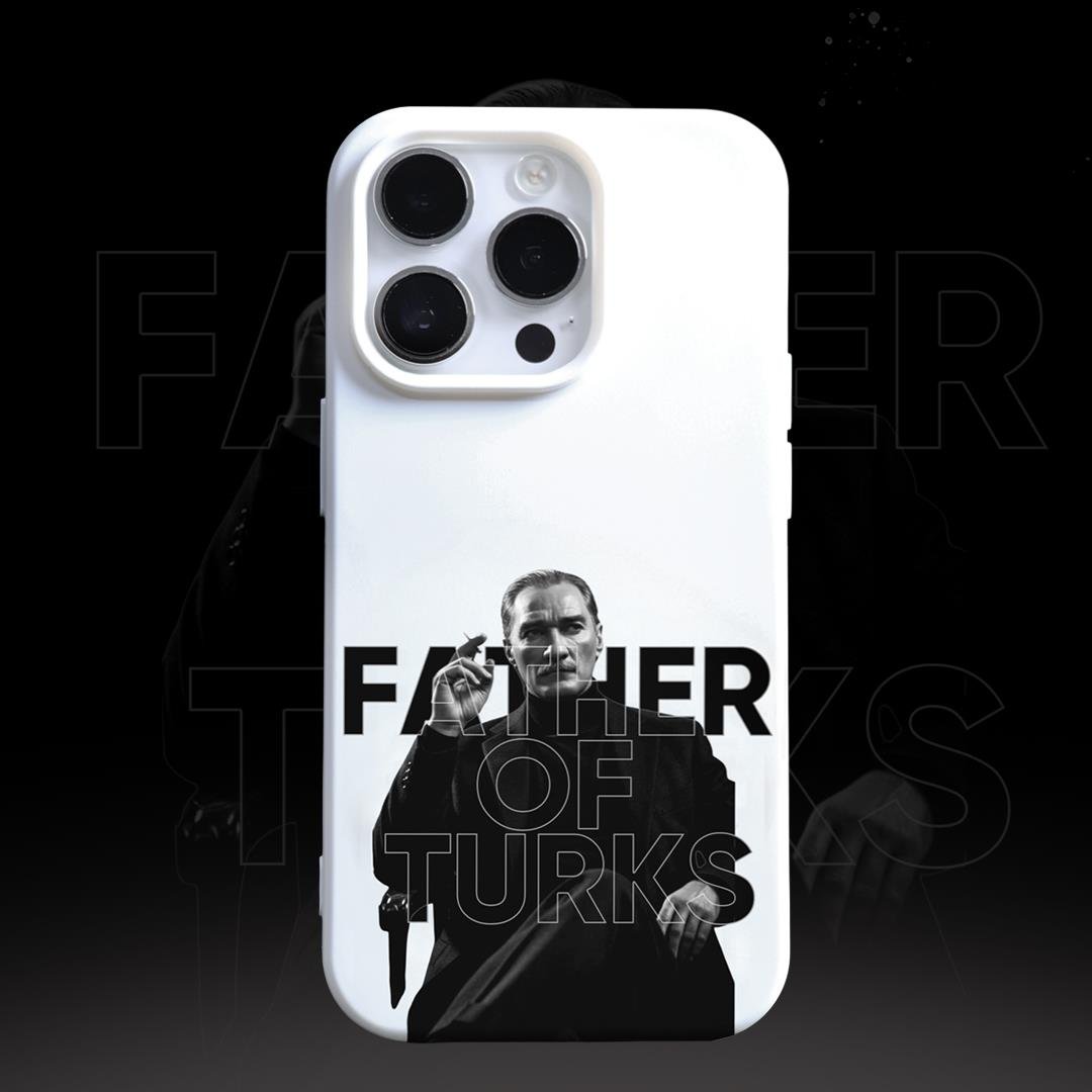 İphone Atatürk Baskılı Father Of Turks Tüm Model Lansman Kılıflar