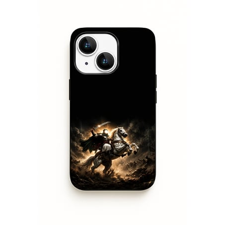 Türk Savaşçı Atlı iPhone Kılıfı UV Baskılı Premium Telefon Kılıfı