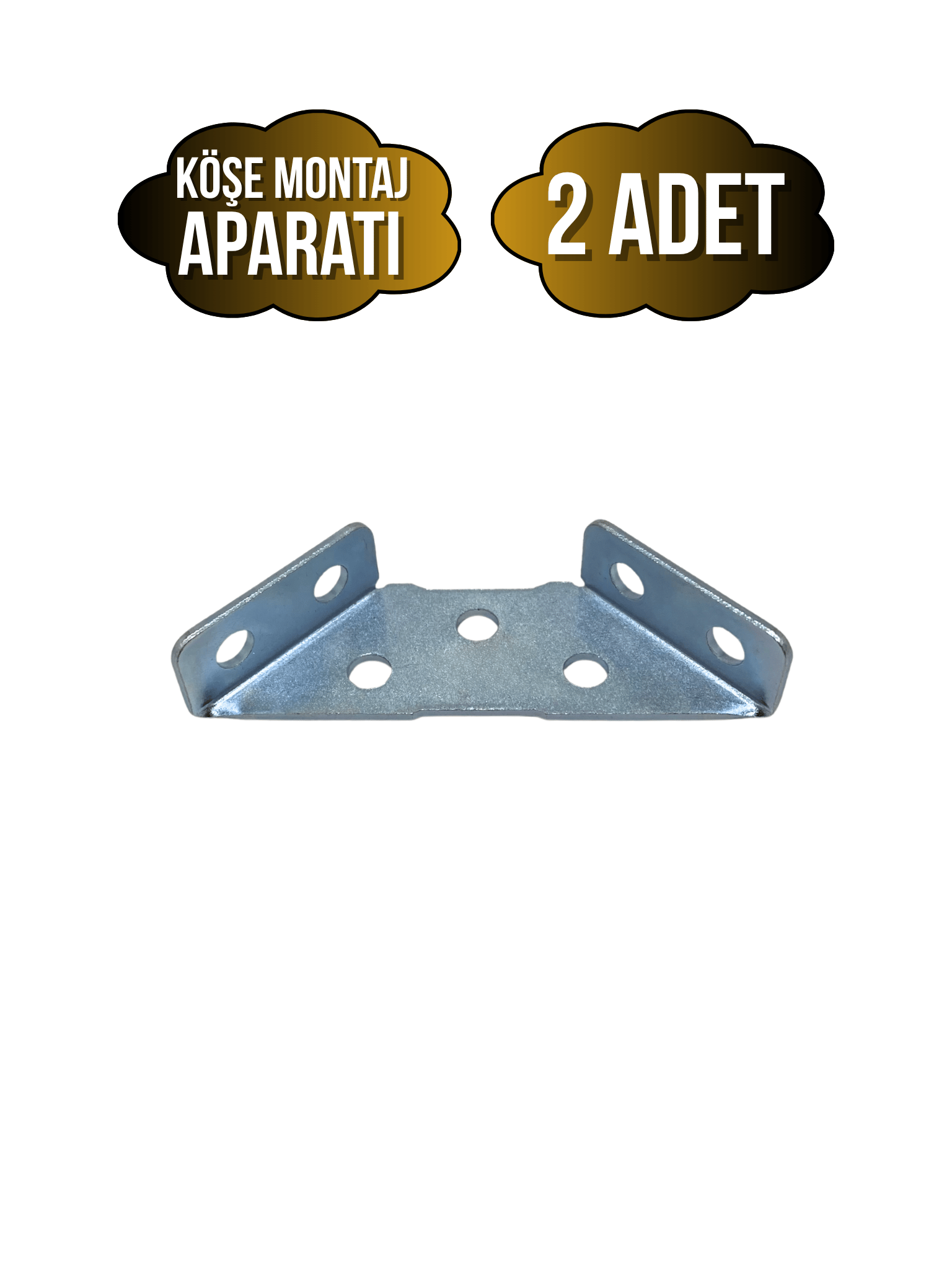 Köşe Montaj Mobilya Bağlantı Demiri Çok Yönlü Dolap Köşe Bağlantı Demiri(METAL)