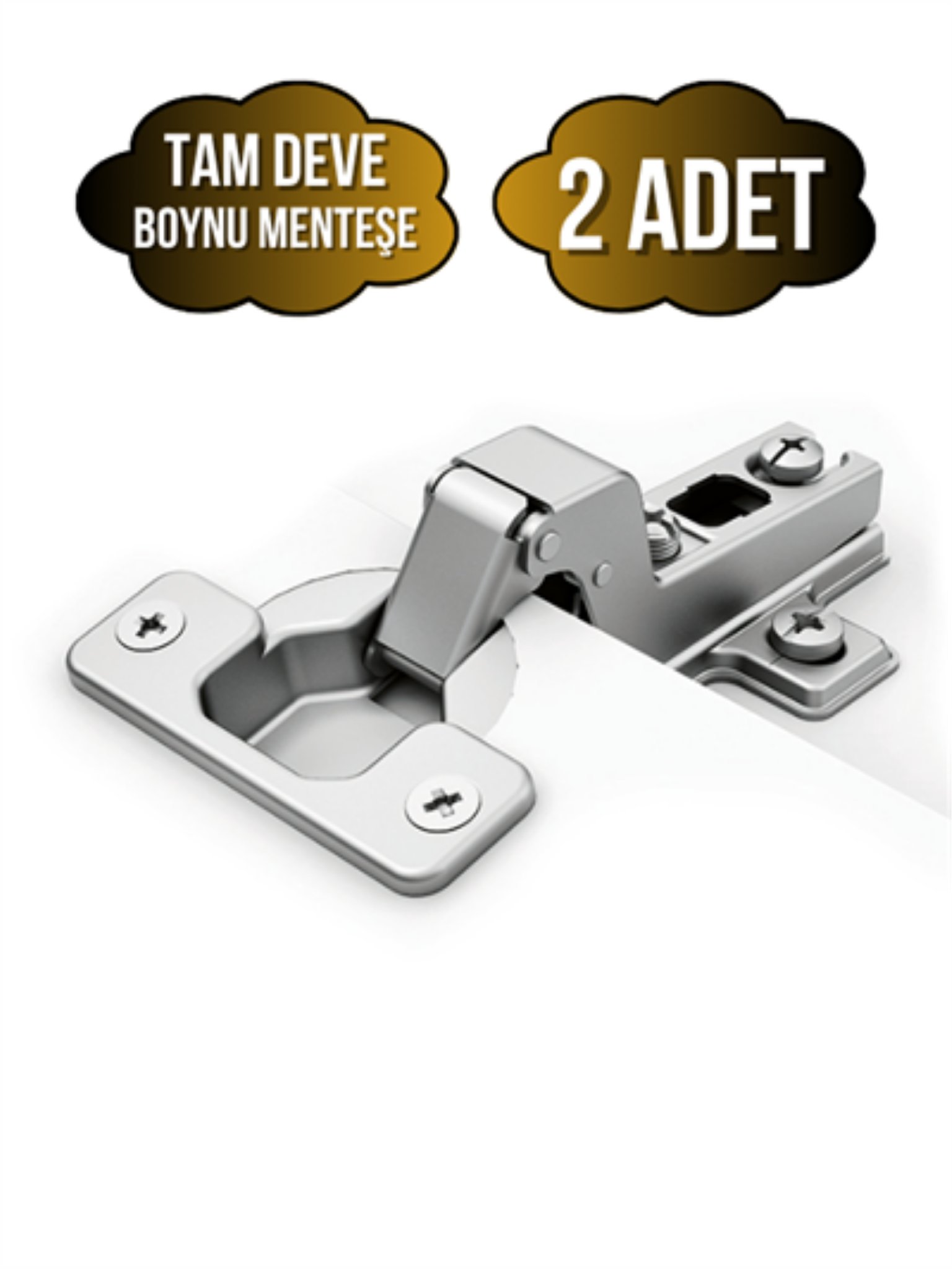 Tam Süper Deve Dolap Kapak Menteşesi Tas Menteşe(TAM SÜPER DEVE MENTEŞE)