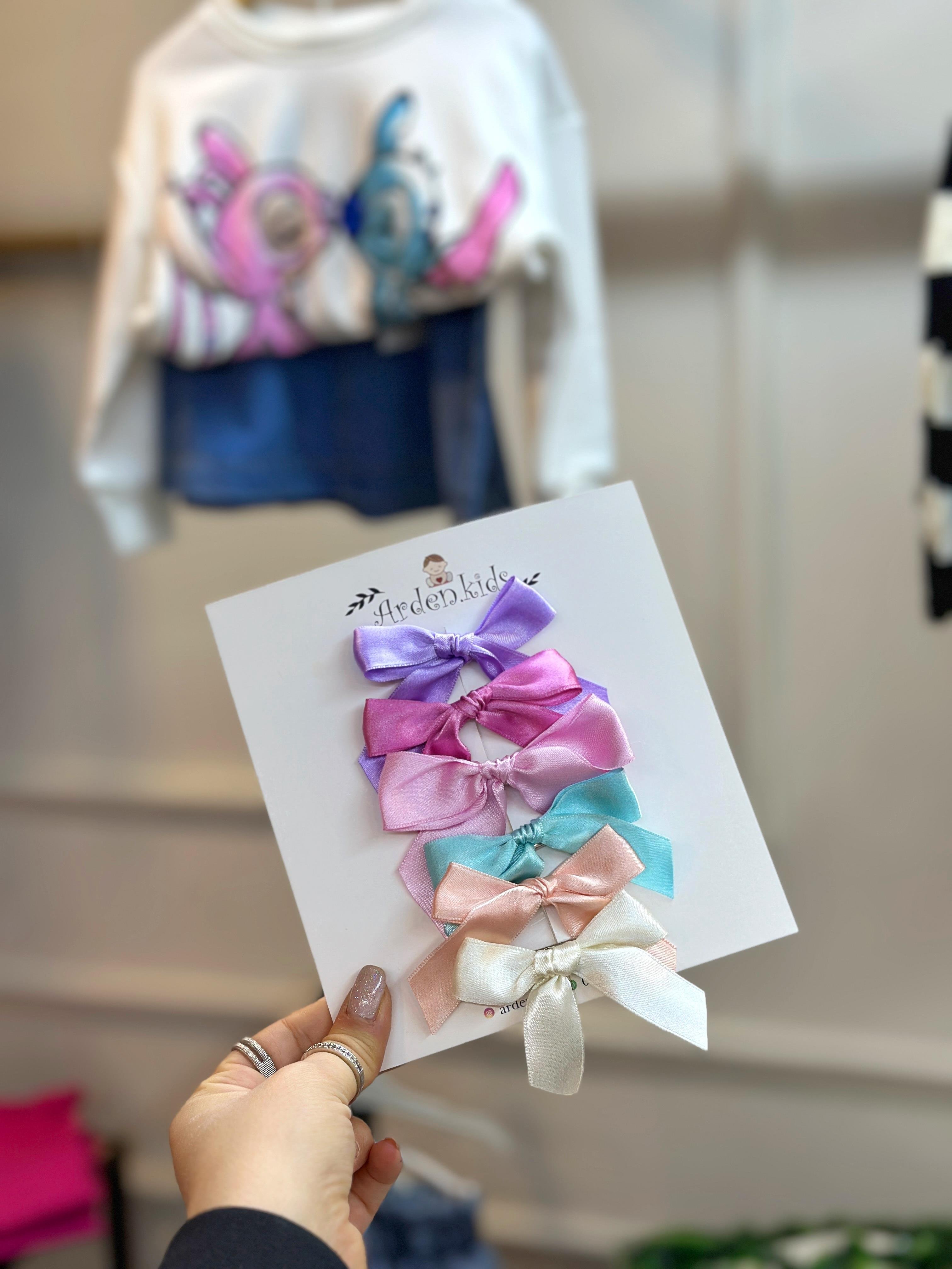 6'Lı Ribbon Klips Set