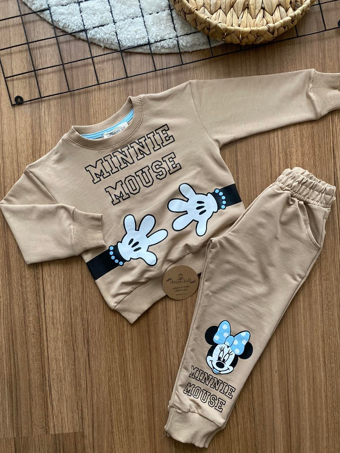 Minnie Bej Alt Üst Takım
