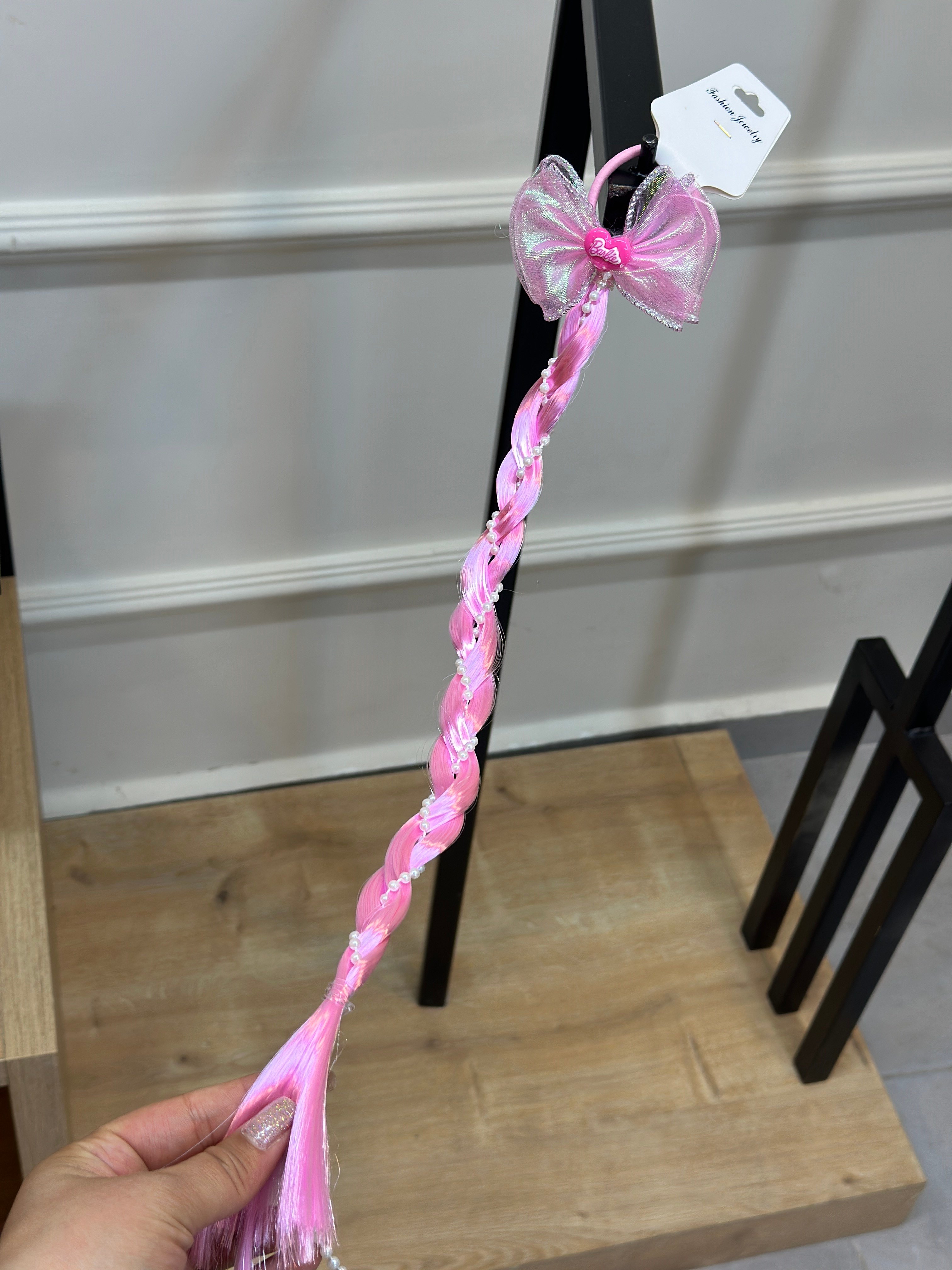 Pembe İncili Sallanmalı Bağlama Tokası
