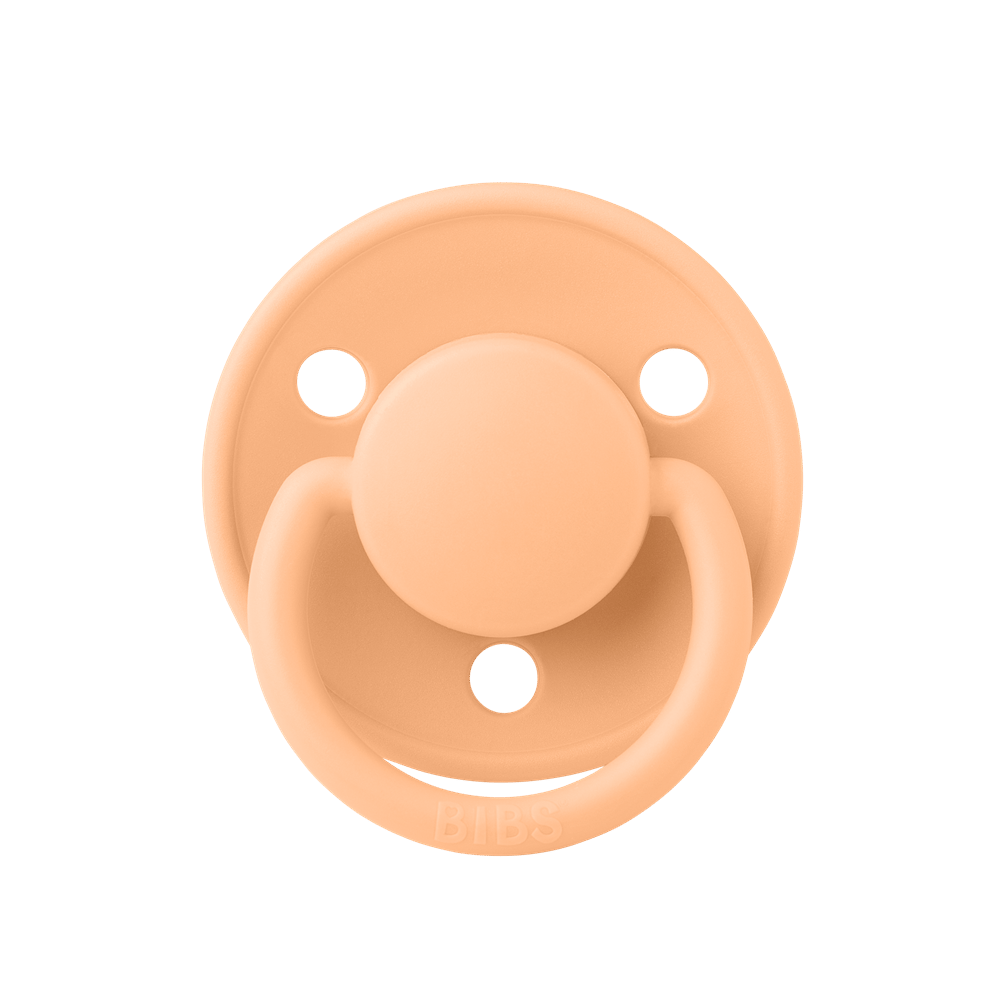 Bibs De Lux Kauçuk Emzik - Size 1 | Peach Sunset