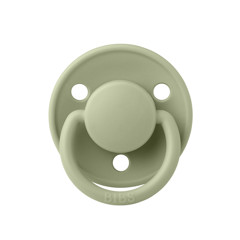 Bibs De Lux Kauçuk Emzik - Size 2 | Sage