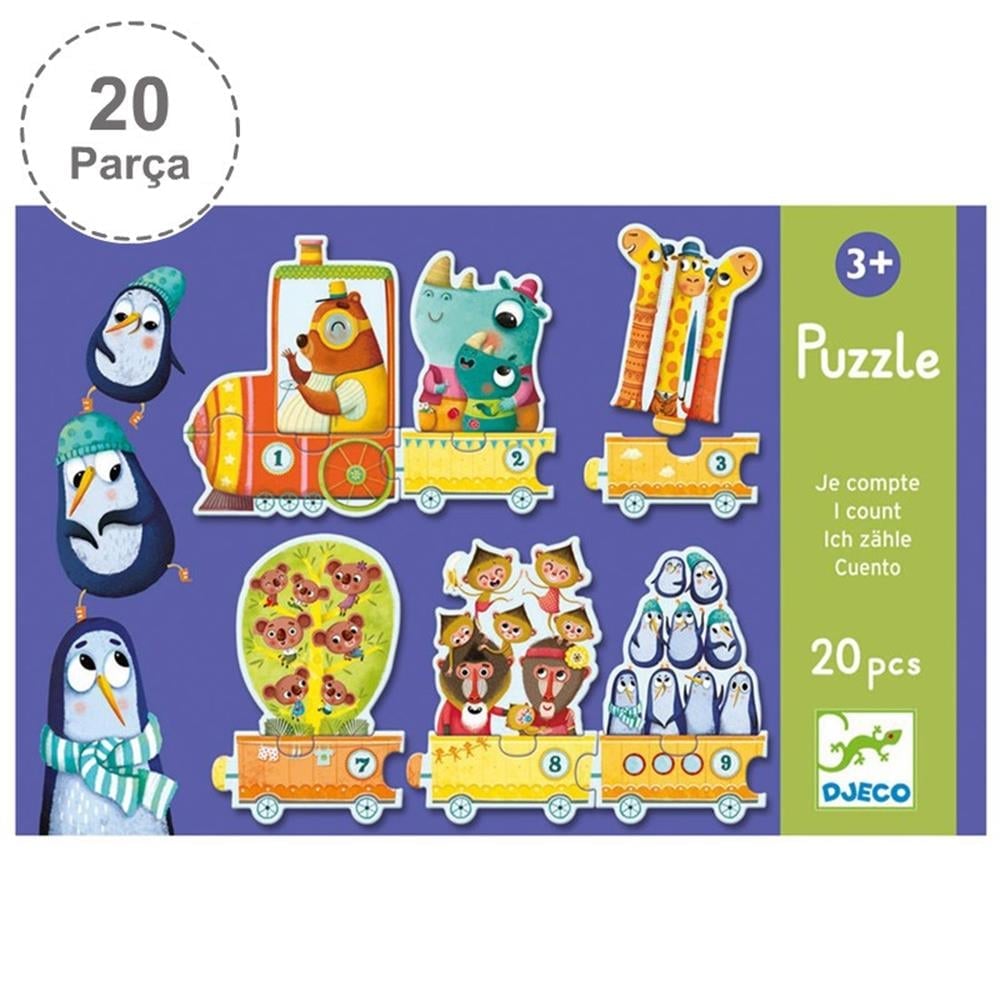 Djeco İkili Puzzle - I Count