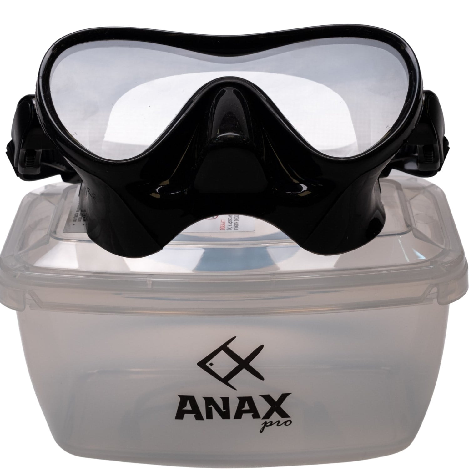 Anax Pro HORİZON Dalış Maskesi Siyah