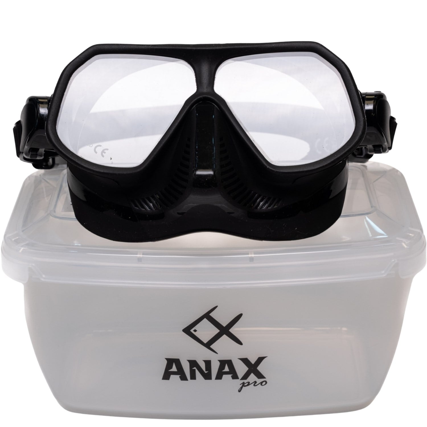 Anax Pro MAYK Dalış Maskesi Siyah