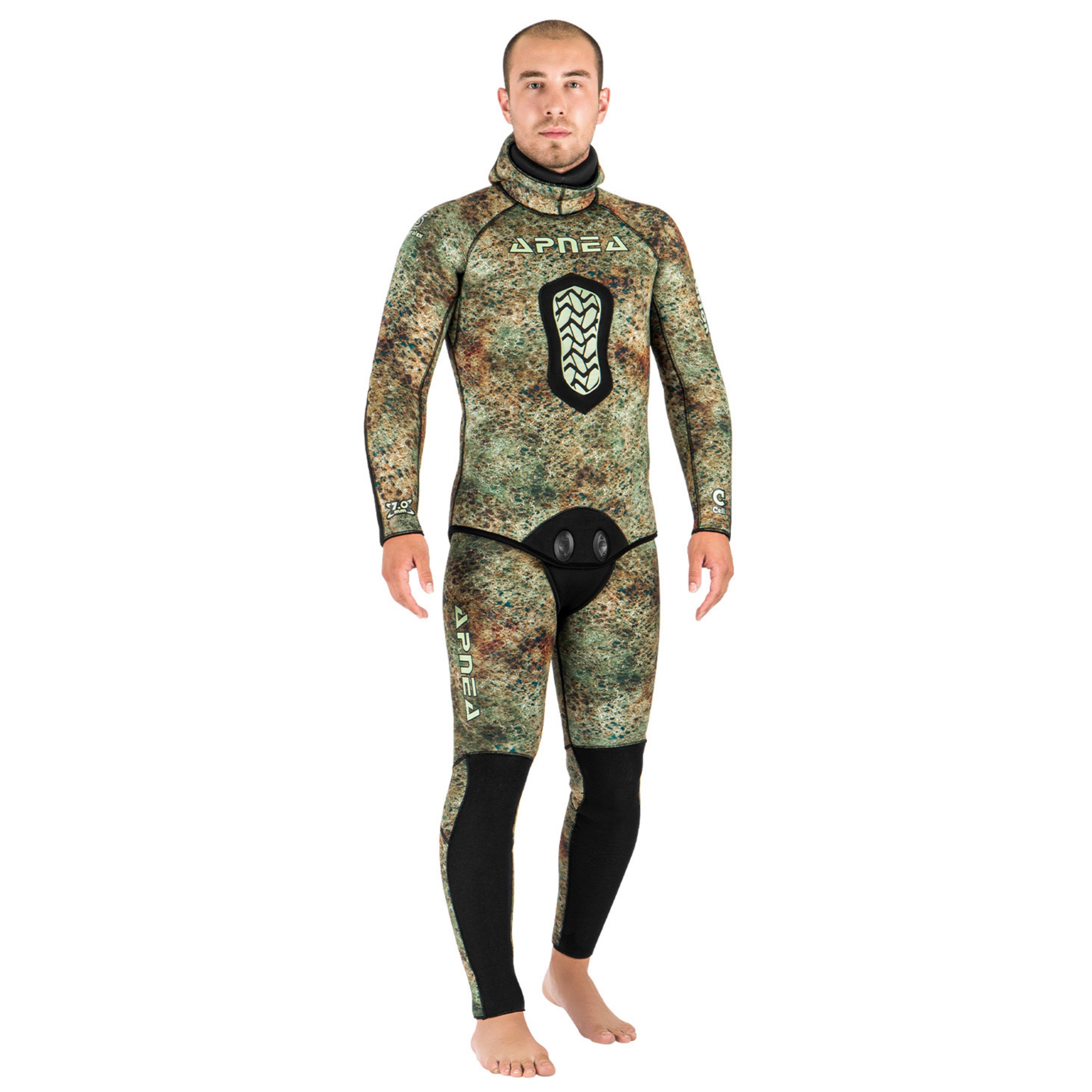 Apnea Evolution Octopus Green Camo 5 mm Dalış Elbisesi