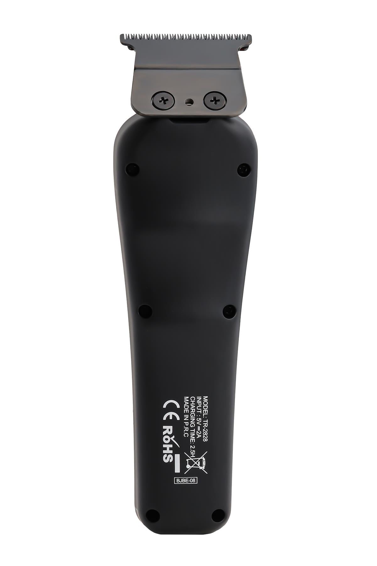 TR-2828 Tam Profesyonel 9.000rpm 8 Kademeli Sakal Ense Kesim-Çizim Makinesi +Yedek DLC Bıçak Seti