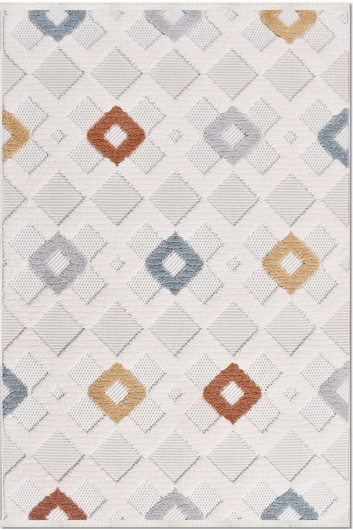 Perth PL02 Bej Tozumaz Dekoratif Salon Antre Mutfak Yatak Odası Halısı Yolluk Kilim