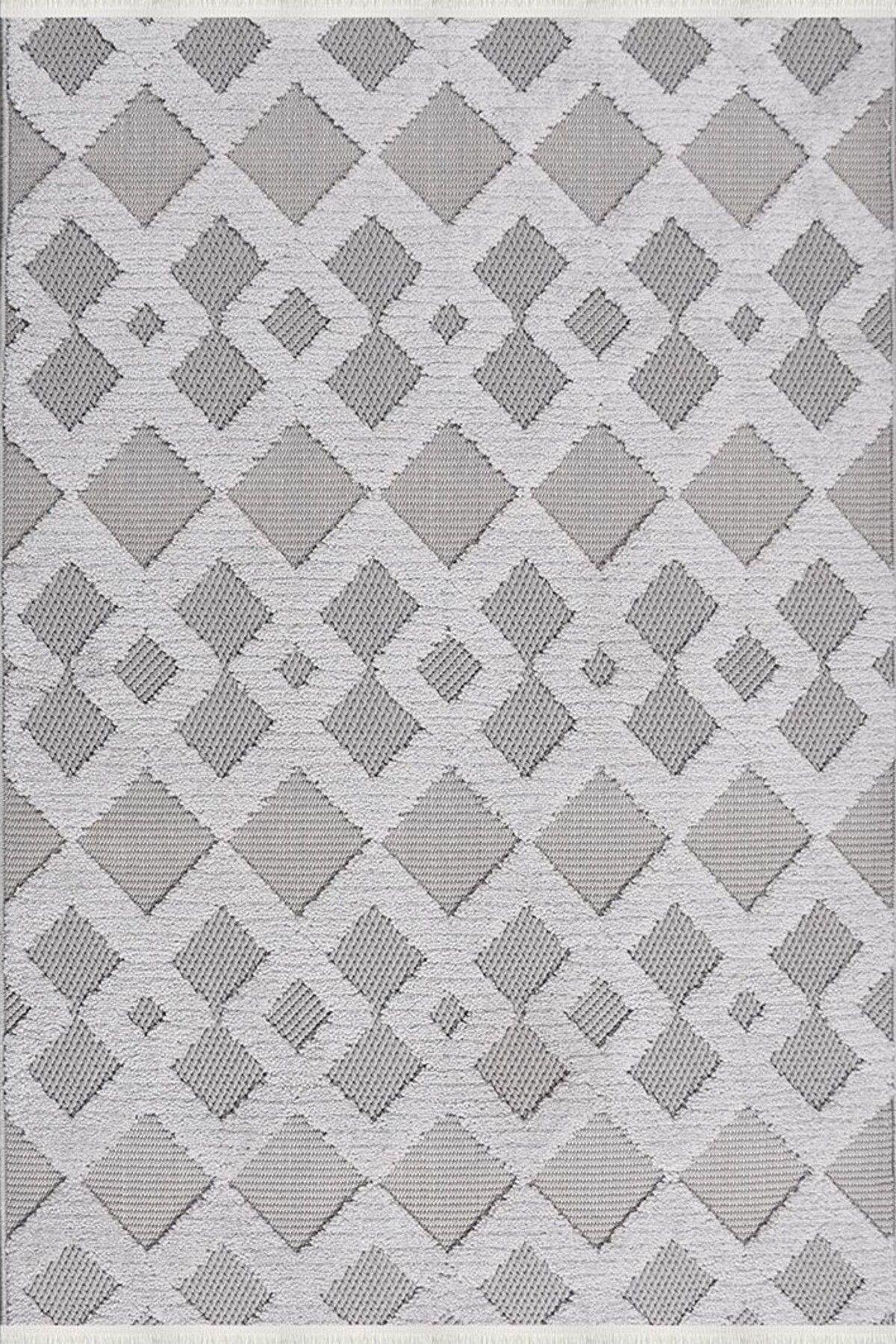 Perth PL05 Gri Tozumaz Dekoratif Salon Antre Mutfak Yatak Odası Halısı Yolluk Kilim