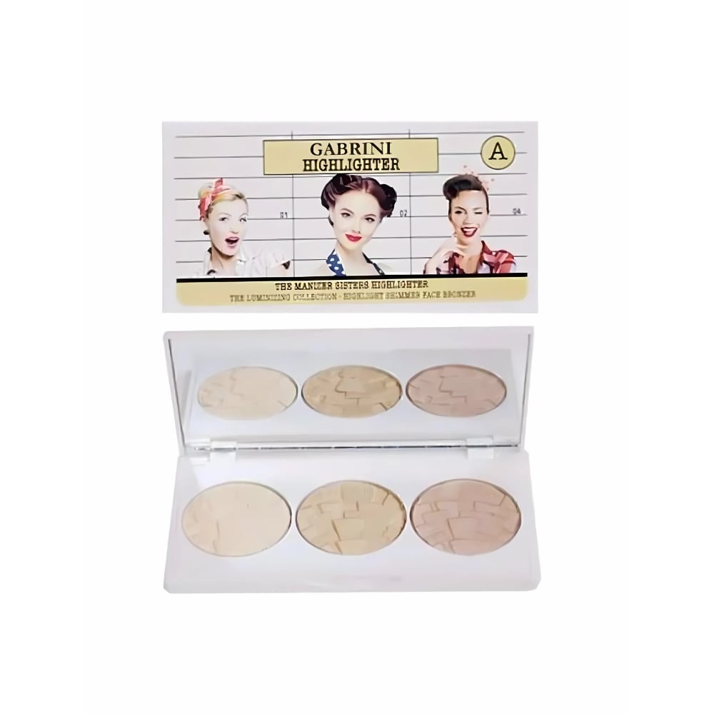 Gabrini Highlighter A 3'lü Aydınlatıcı Palet