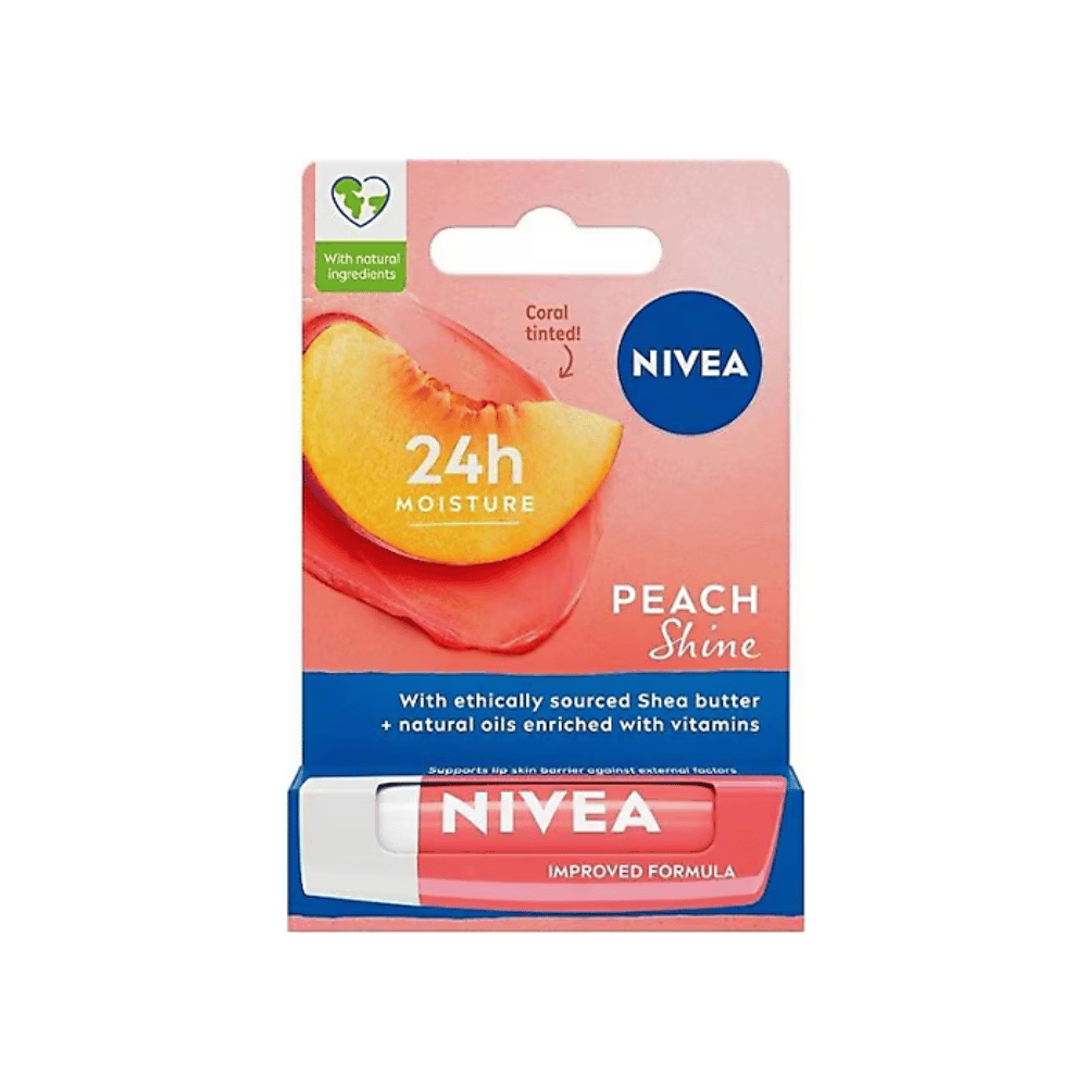 Nivea Bakım Yapan Dudak Bakım Kremi Peach Shine 4,8 gr