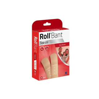 Roll Bant Tekstil Yara Bandı 20'li