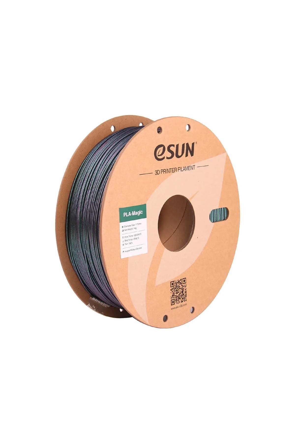 Esun PLA-Silk Magic Filament Dark Twinkling Green