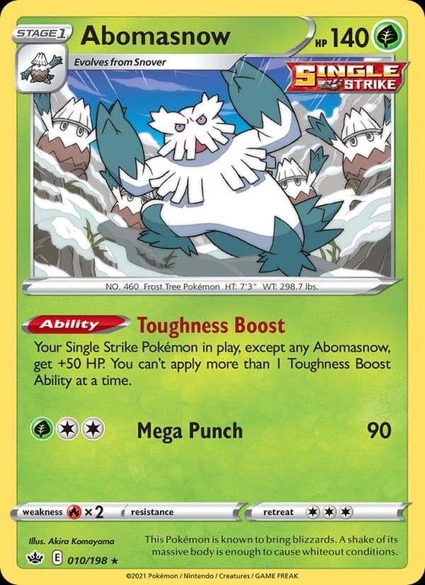 Abomasnow [Snowflake Stamp] #10