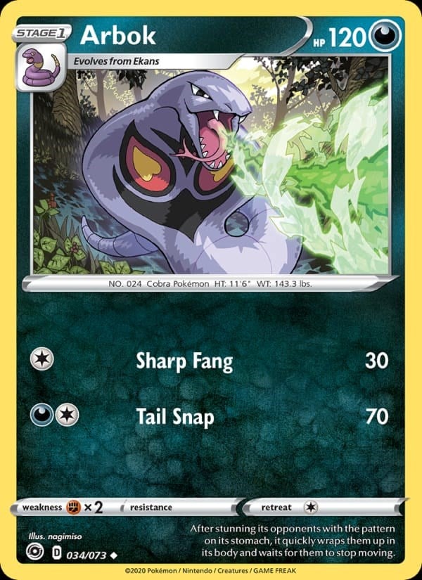 Champion's Path - Arbok #34