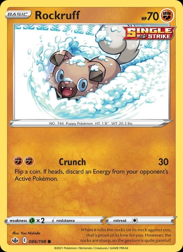 Chilling Reign - Rockruff #86