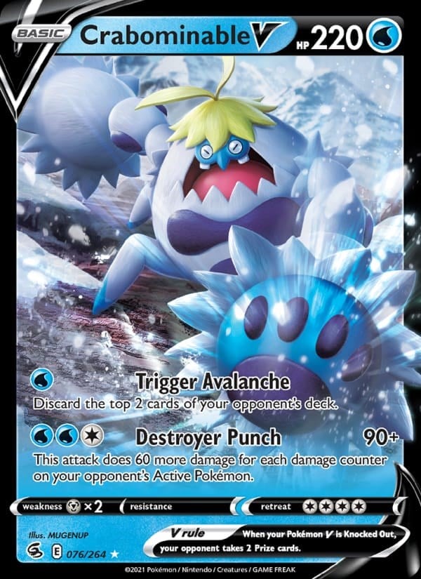 Crabominable V - Fusion Strike #76